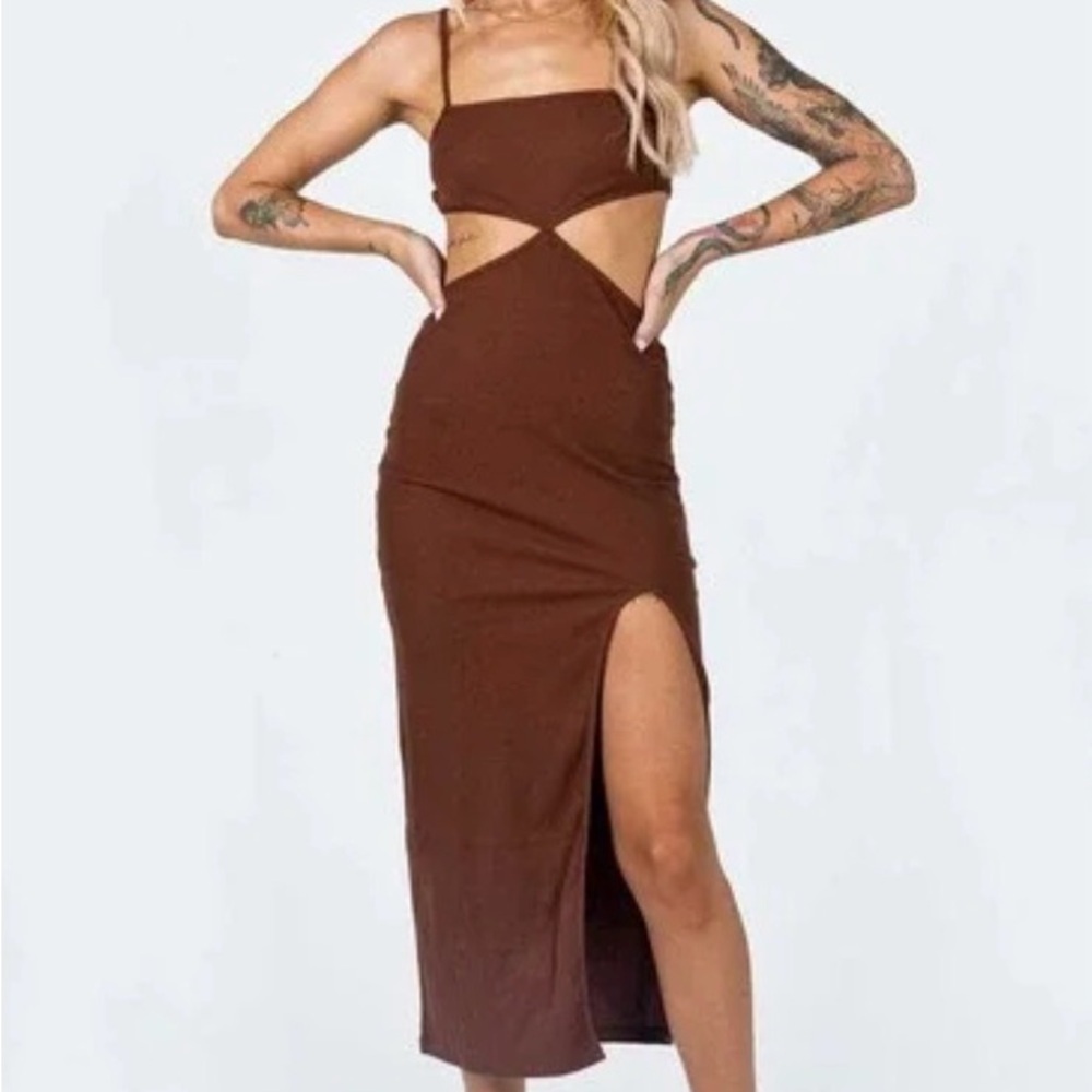 Princess Polly Elliot cut out midi dress size 4 nwt